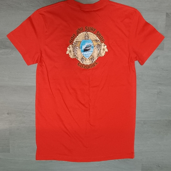 Ron Jon Surf Shop Cozemal orange t-shirt size large - Picture 5 of 5